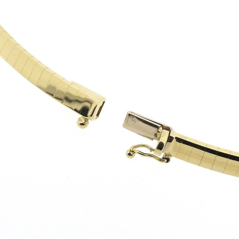 Image 5 of Gold Omega link necklace | 44 cm