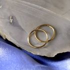 Image 2 of Gold earrings | Ø 14 mm