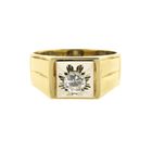 Image 3 of Two-tone gold solitaire ring with diamond | 0.36 ct.