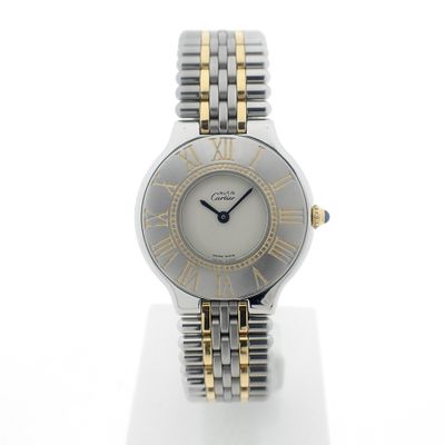 Image 1 of Cartier Must 21; Gold/steel women's watch