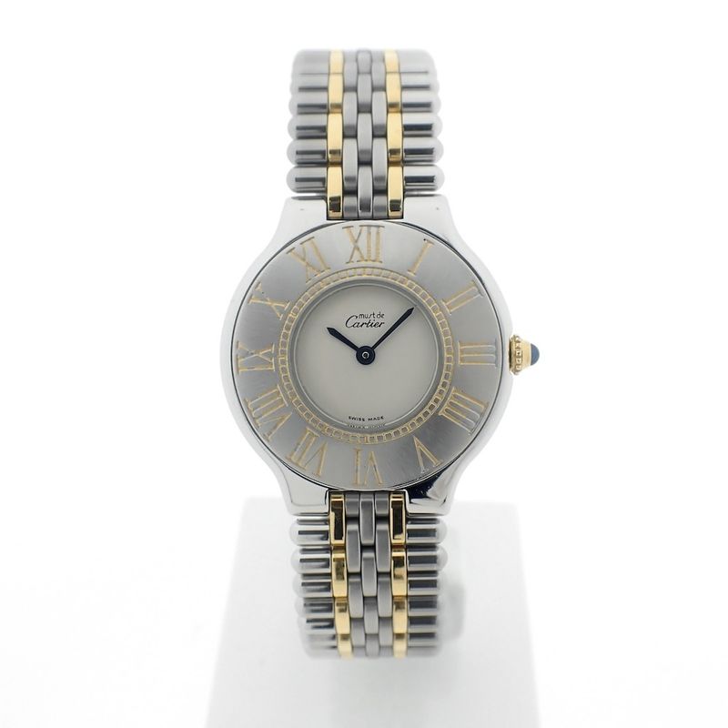 Image 1 of Cartier Must 21; Gold/steel women's watch