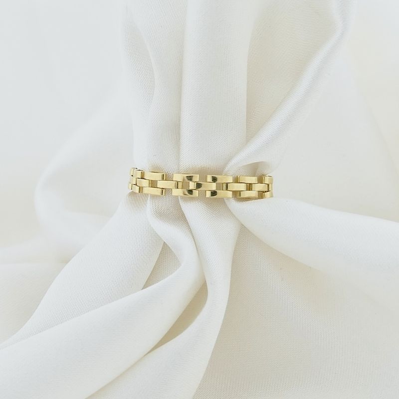 Image 1 of Gold link ring