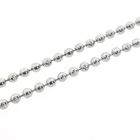 Image 6 of White gold ball link chain