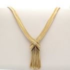 Image 1 of Luxurious gold braided necklace