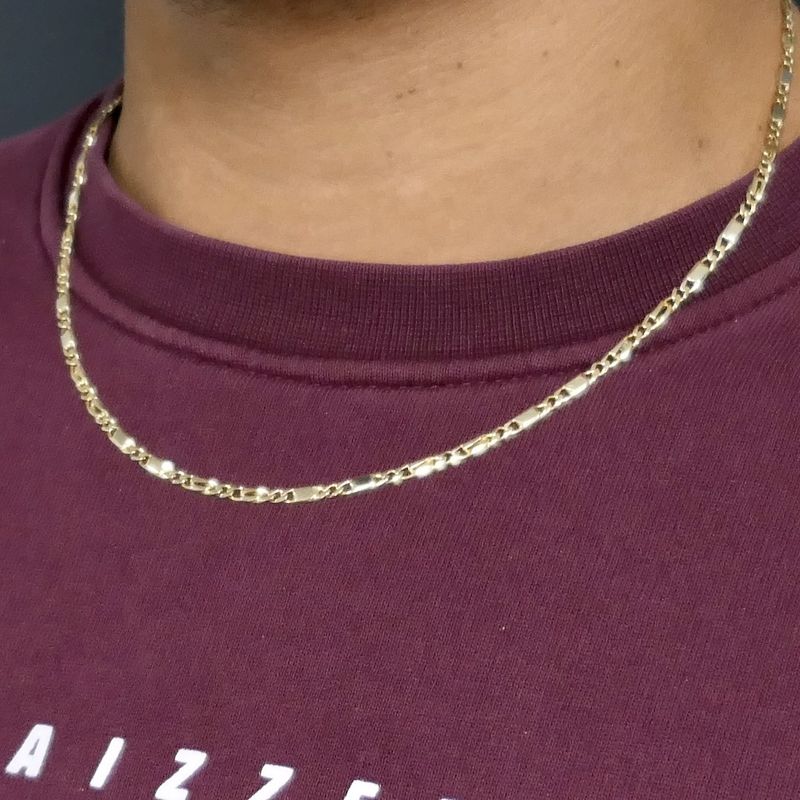 Image 10 of Golden fantasy/Figaro link chain