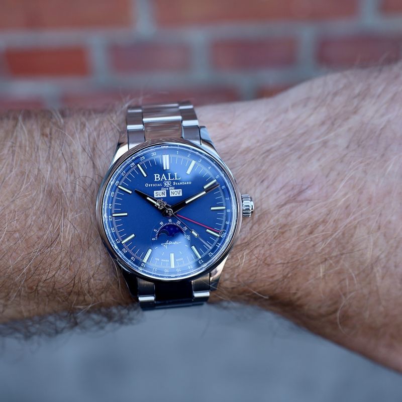 Image 20 of Ball Engineer II Moon Calendar NM3016C-S2J-GY; Automatic men's watch with moon phase