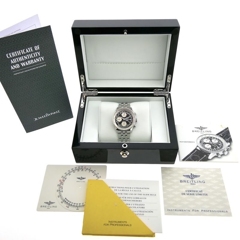 Image 4 of Breitling Old Navitimer II 'Patrouille Suisse' Limited Edition A13022; Chronograph men's watch