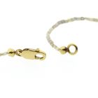 Image 5 of Uncut diamond bead necklace with gold clasp