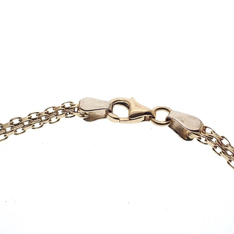Image 7 of Gold bar link bracelet