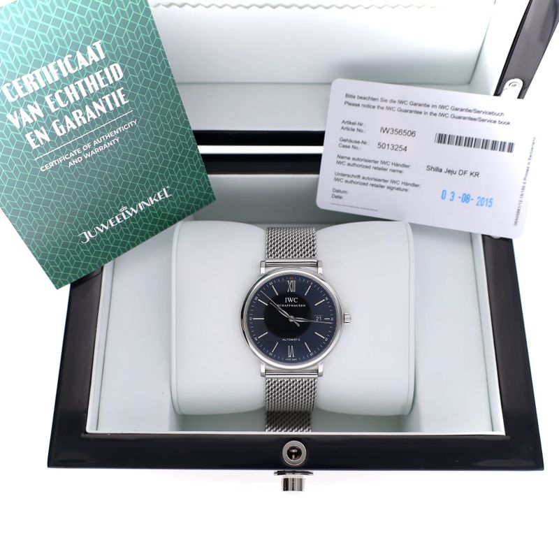 Image 8 of IWC Portofino Automatic 40mm IW356506; Automatic Men's Watch