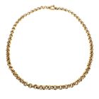 Image 4 of Gold jasseron link necklace | 43 cm