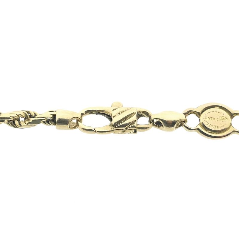 Image 4 of Cento group gold Figarope link bracelet