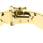 Image 5 of Bicolor Gold Bracelet with Fantasy Links; 18 Karat; 20 cm