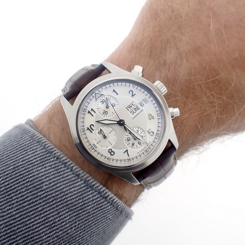 Image 8 of IWC Pilot Chronograph; Automatic men's watch
