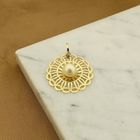 Image 2 of 18 carat gold pendant with pearl