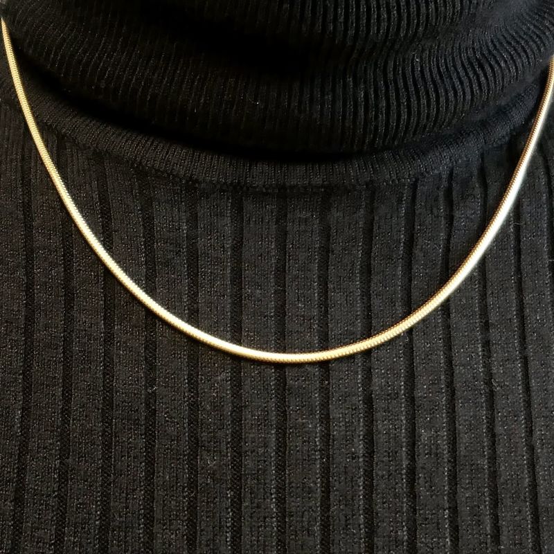 Image 9 of Gold snake link chain