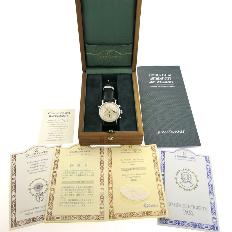 Image 22 of Chronoswiss Rattrapante Chronograph CH7323; Automatic men's watch with double chronograph