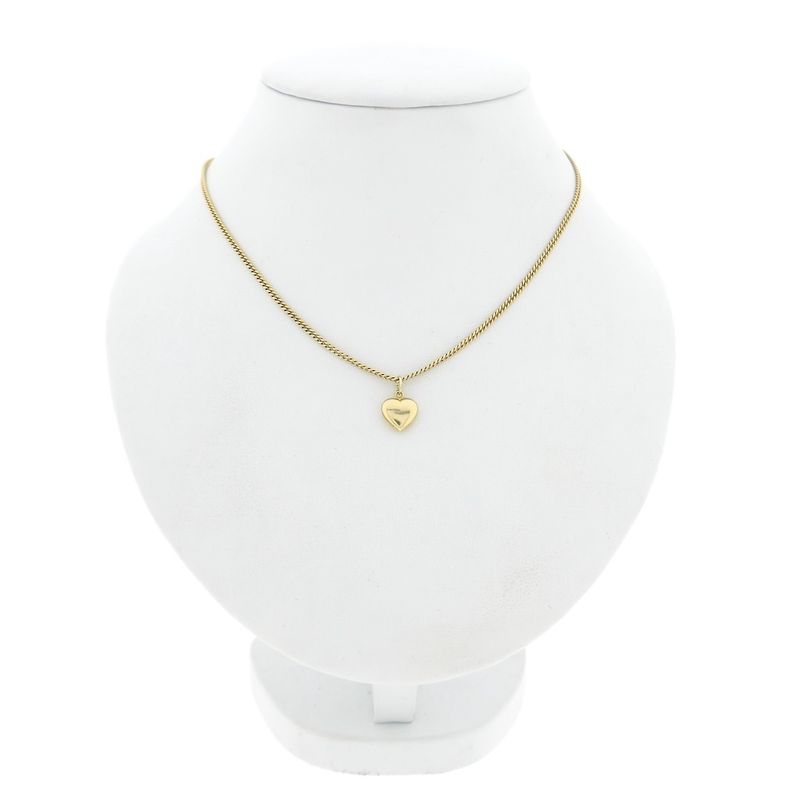 Image 3 of Gold minimalist pendant of a heart