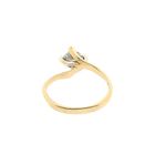 Image 8 of Gold solitaire ring with zirconia