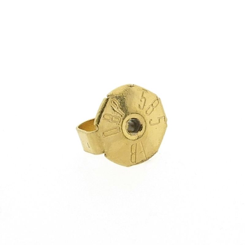 Image 6 of Gold stud earrings with pearl