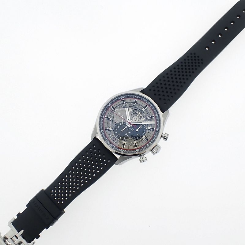 Image 4 of Zenith El Primero Skeleton; Chronograaf heren horloge