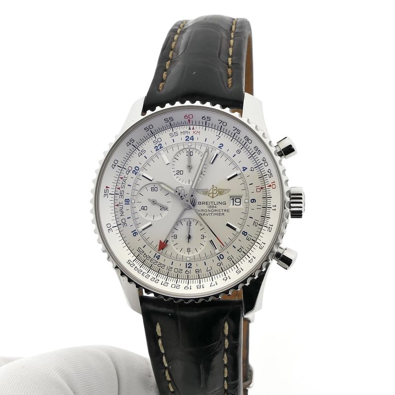 Image 18 of Breitling Navitimer World GMT A24322; Automatic men's watch