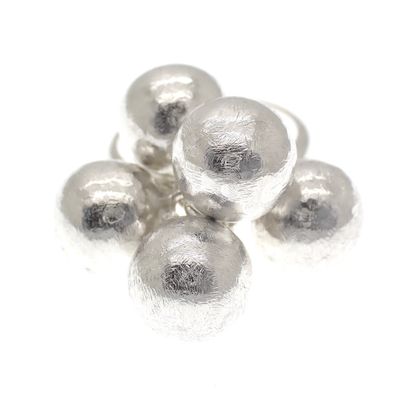 Image 2 of Silver fantasy ring with balls