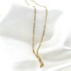Image 6 of Two-tone gold Figaro chain | 52 cm