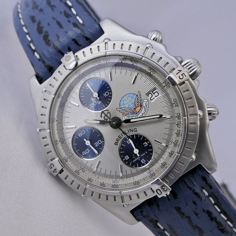 Image 12 of Breitling Chronomat 'Blue Impulse' Chronograph; Limited edition men's watch