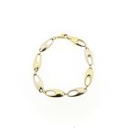 Image 3 of Two-tone gold fantasy link bracelet