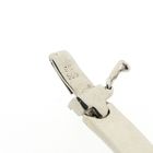 Image 7 of White gold matted fantasy necklace