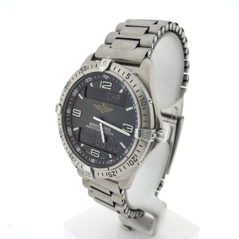 Image 2 of Breitling Aerospace Titanium E65062; Analog/digital men's watch