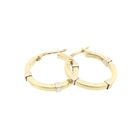 Image 3 of Two-tone gold earrings | Ø 19.0 mm