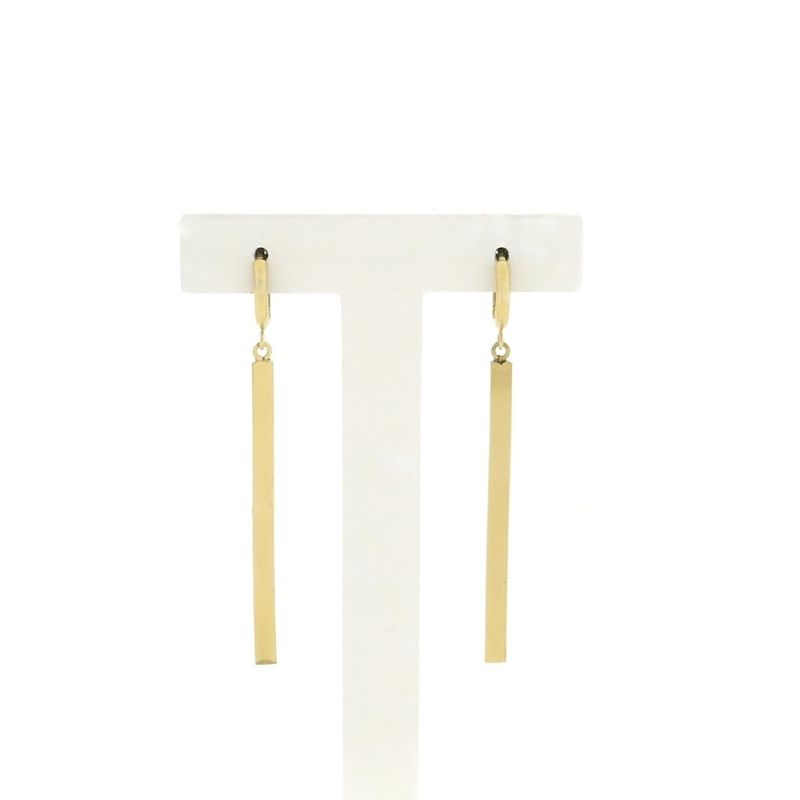Image 1 of Gold long earrings