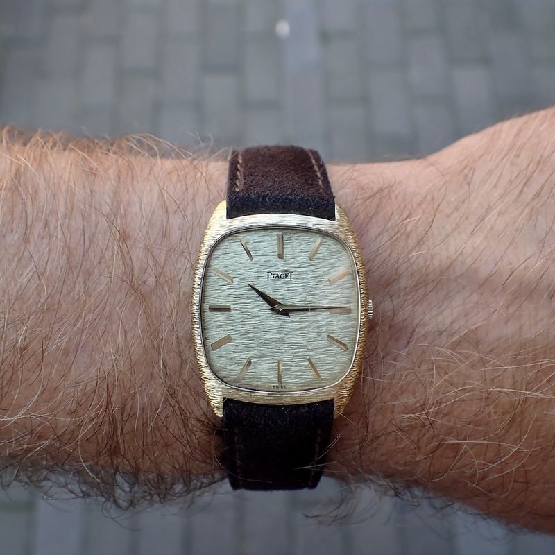 Image 6 of Piaget 'Black Tie Emperador'; 18k gold watch