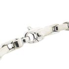 Image 3 of White gold anchor link bracelet