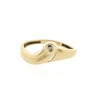 Image 7 of Gold solitaire ring with diamond 0.005 ct.