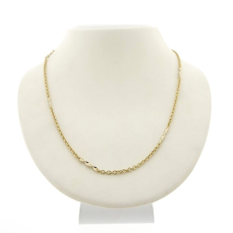 Image 1 of Two-tone fantasy/anchor link chain