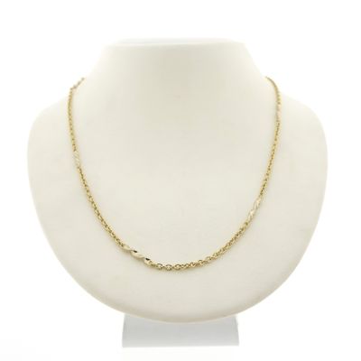 Two-tone fantasy/anchor link chain Image 1 of Two-tone fantasy/anchor link chain