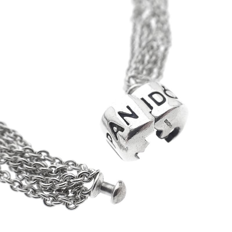 Image 7 of Pandora bracelet; Silver; Multi-Chain | 19 cm