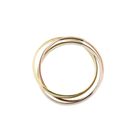 Image 4 of Tricolor Gold Ring; 14 Karat; Size 22.5