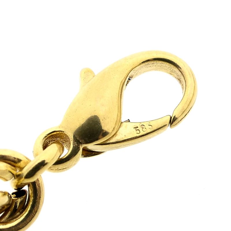 Image 8 of Gold twisted link chain