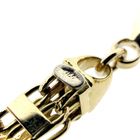 Image 6 of 18K gold magnum link chain with zirconia | 71 cm