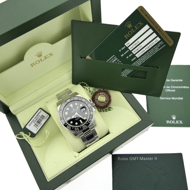 Image 4 of Rolex GMT-Master II 116710LN; Automatic men's watch