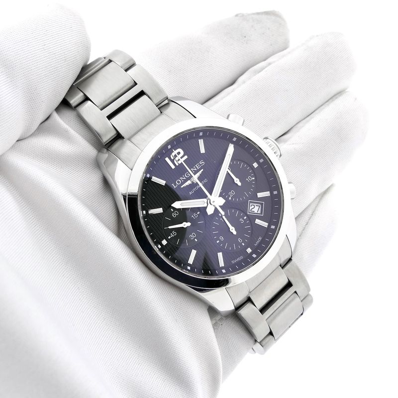 Image 7 of Longines Conquest Classic Chronograph L2.786.4; Automatic men's watch