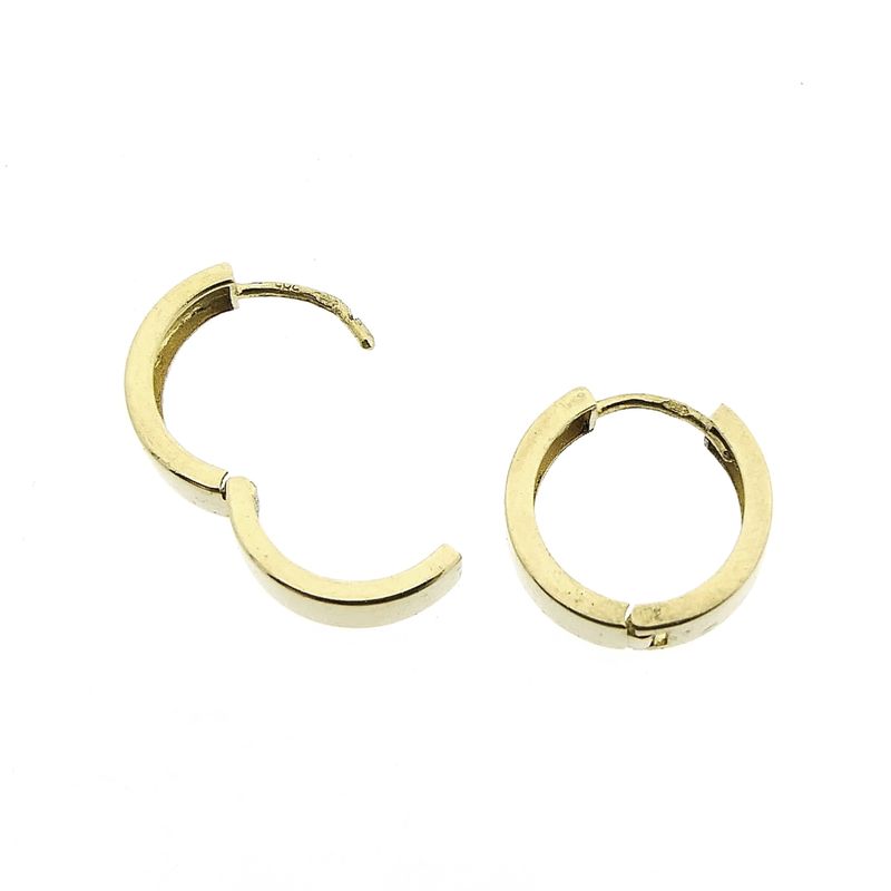 Image 4 of Gold earrings | Ø 13.7 mm