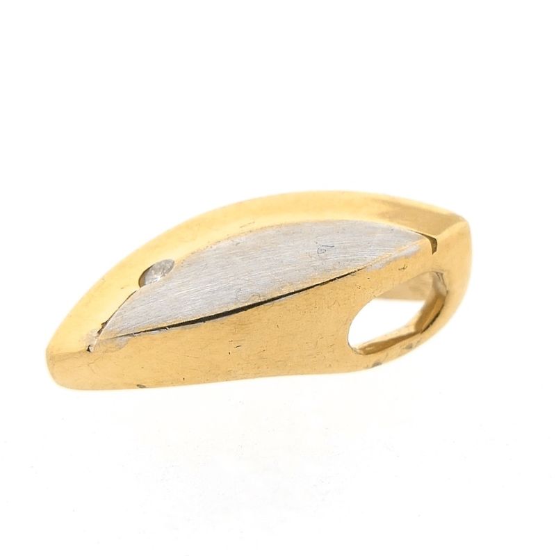 Image 5 of Two-tone fantasy pendant with diamond | 0.005 ct.