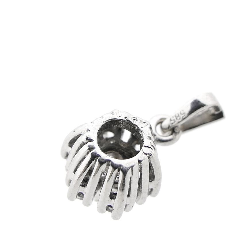 Image 7 of White gold pendant with diamonds | 0.40 ct.
