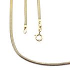 Image 1 of 18 carat snake link chain | 54 cm