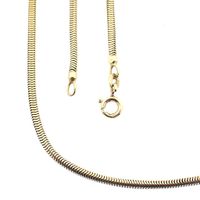 18 carat snake link chain | 54 cm